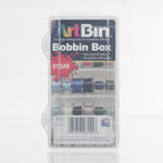 Box of 100 Prewound L Bobbins Black