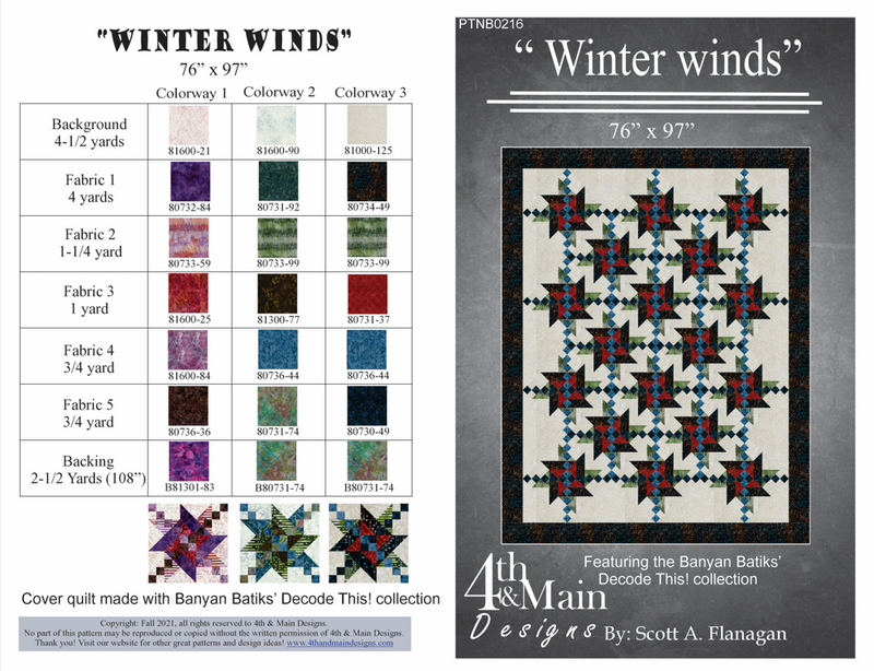 Winter Winds Quilt Pattern Download